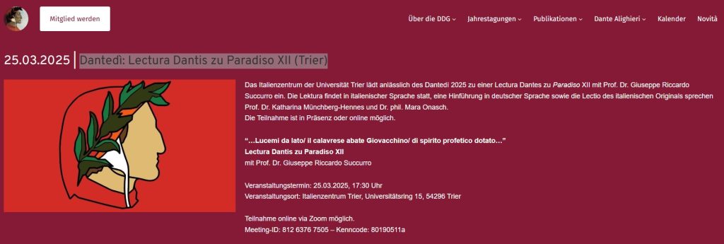 Lectura Dantis a Treviri: Un ponte culturale tra Calabria e Germania 1 Screenshot 2025 03 27 110926